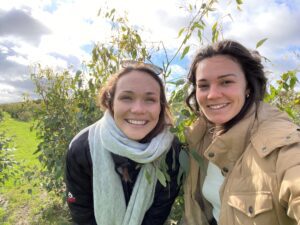 Winter in Albany with Jess (Carbon Project Coordinator) and Alice (Environmental Analyst) at our 2017 Badgebup site