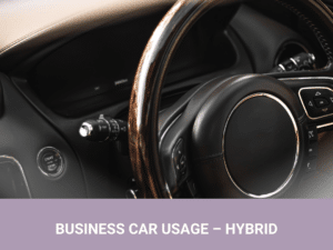 Offset Business Hybrid Car