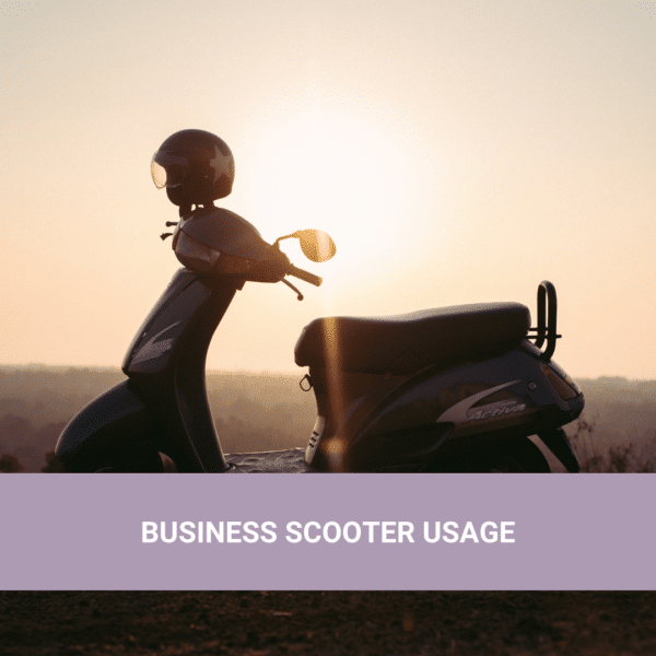 Offset Business Scooter