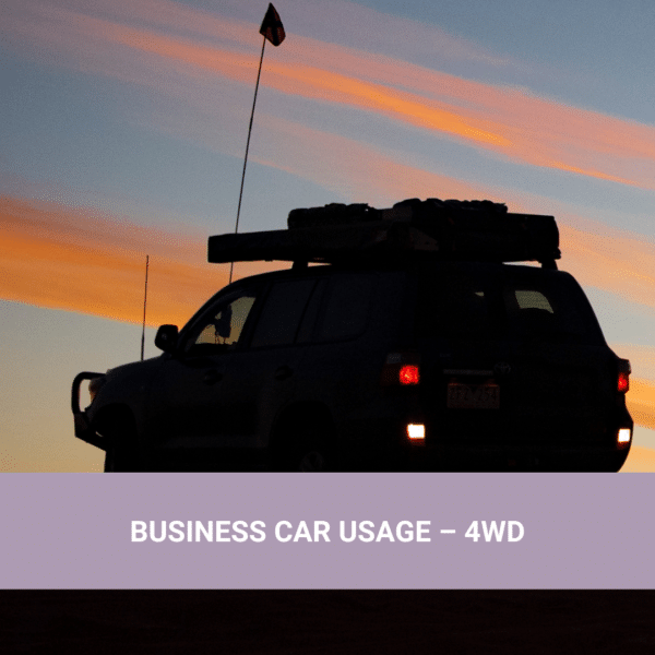 Offset Annual Business Car Usage - 4WD