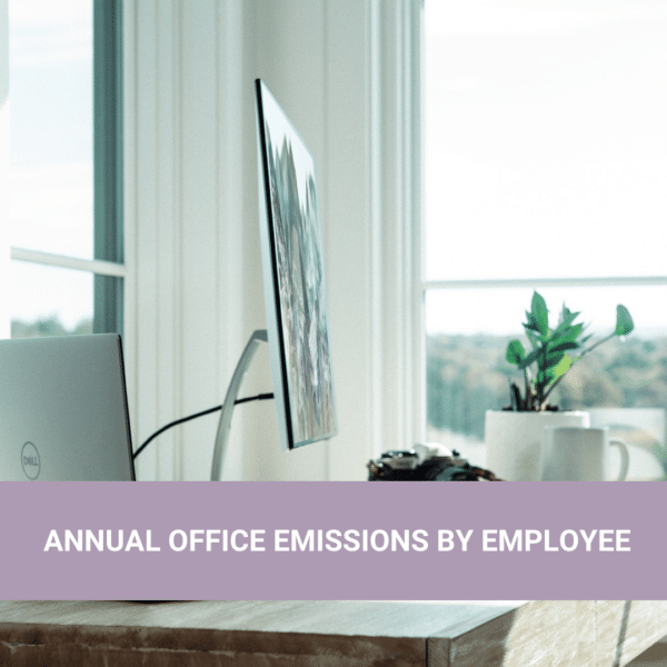 Offset Annual Office Emissions by Employee