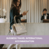 Offset Business travel accommodations internationally