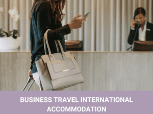 Offset Business travel accommodations internationally