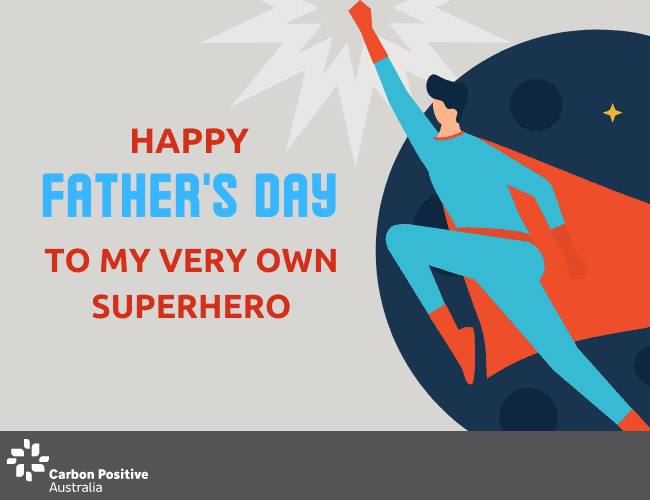 Father's Day Ecard - You're My Superhero Father's Day Ecard - You're My Superhero